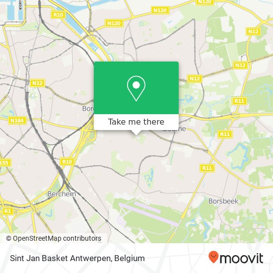 Sint Jan Basket Antwerpen plan