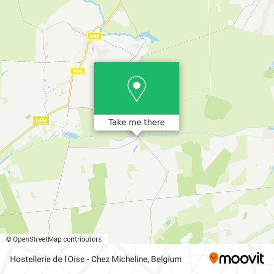 Hostellerie de l'Oise - Chez Micheline map