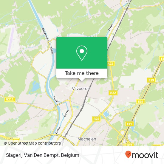 Slagerij Van Den Bempt map