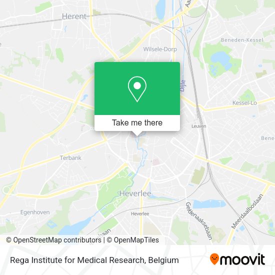 Rega Institute for Medical Research map