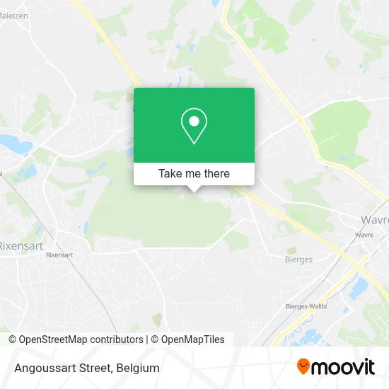 Angoussart Street map