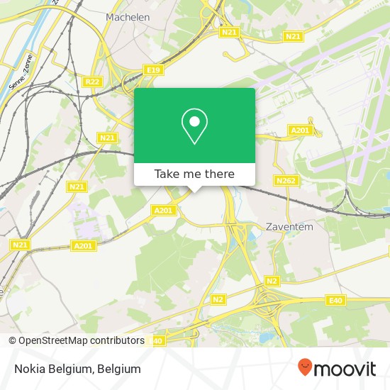 Nokia Belgium map