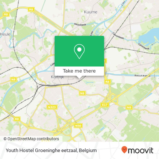 Youth Hostel Groeninghe eetzaal plan