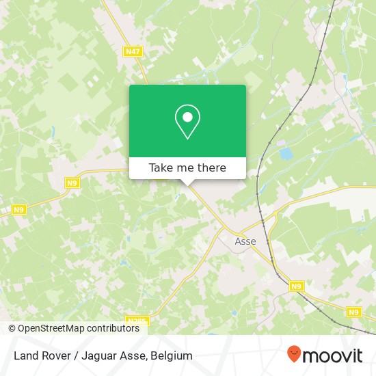 Land Rover / Jaguar Asse map