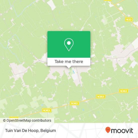 Tuin Van De Hoop plan
