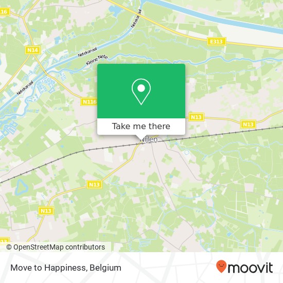 Move to Happiness map