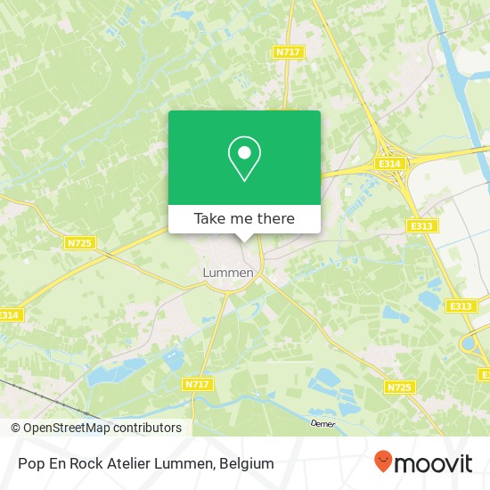 Pop En Rock Atelier Lummen map