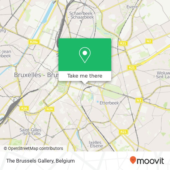 The Brussels Gallery map