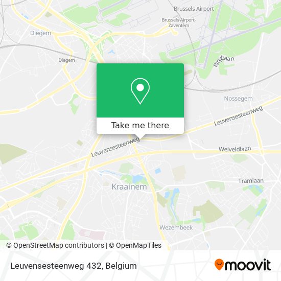 Leuvensesteenweg 432 map