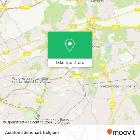 Auditoire Simonart map