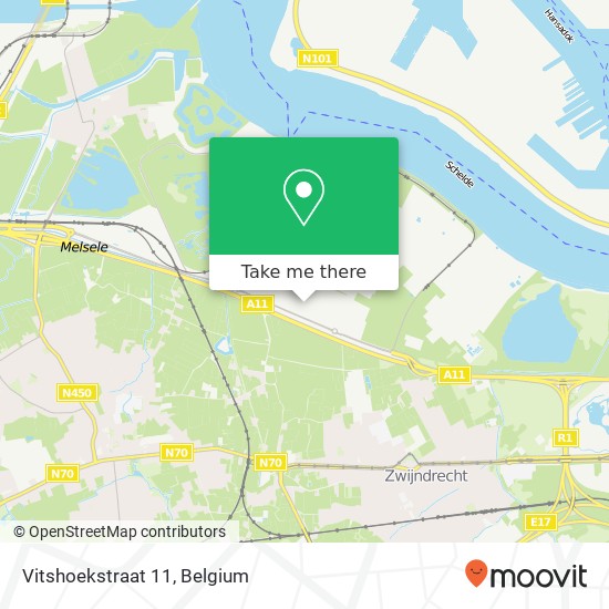 Vitshoekstraat 11 map