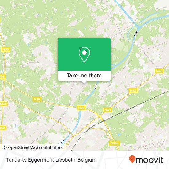 Tandarts Eggermont Liesbeth map