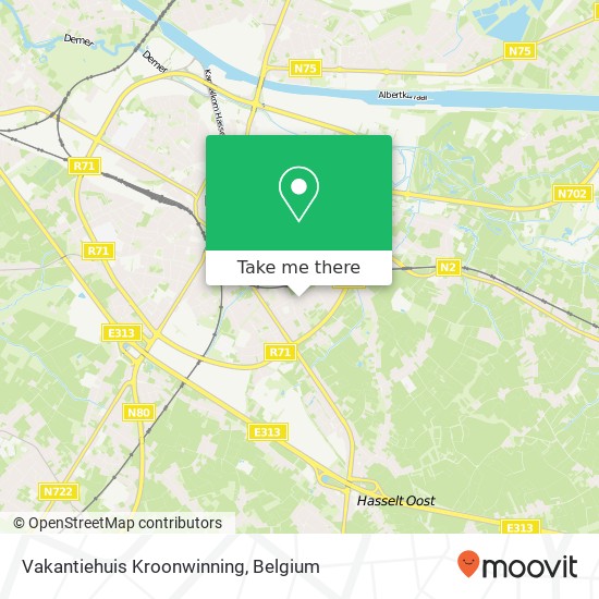 Vakantiehuis Kroonwinning map