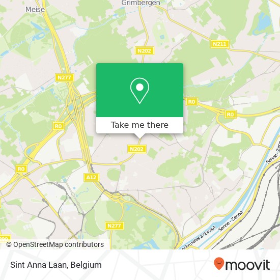 Sint Anna Laan map