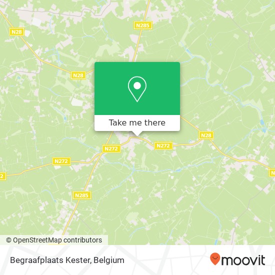 Begraafplaats Kester map