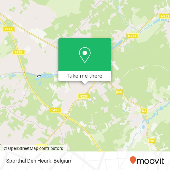 Sporthal Den Heurk map