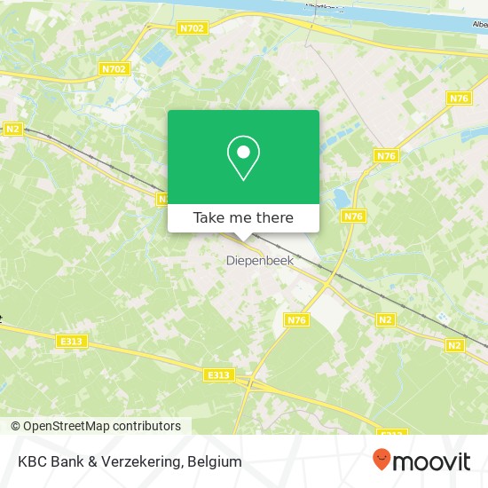 KBC Bank & Verzekering map