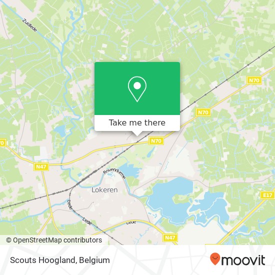 Scouts Hoogland map