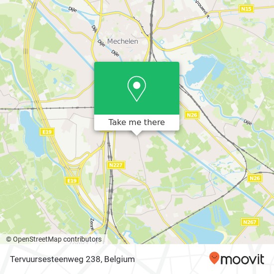 Tervuursesteenweg 238 plan