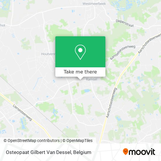 Osteopaat Gilbert Van Dessel map