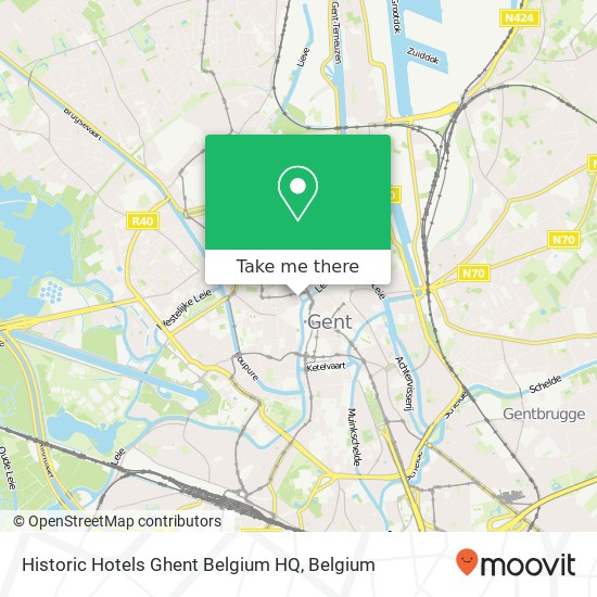 Historic Hotels Ghent Belgium HQ plan