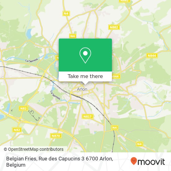 Belgian Fries, Rue des Capucins 3 6700 Arlon map