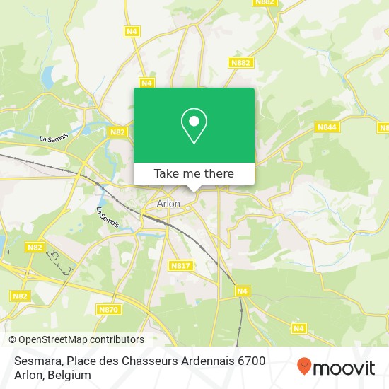 Sesmara, Place des Chasseurs Ardennais 6700 Arlon map