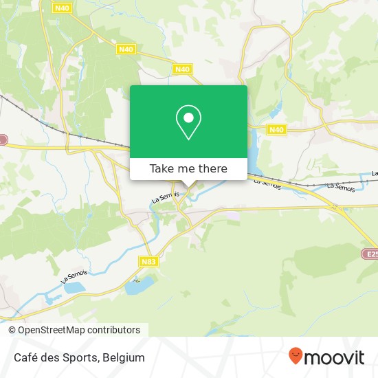 Café des Sports map