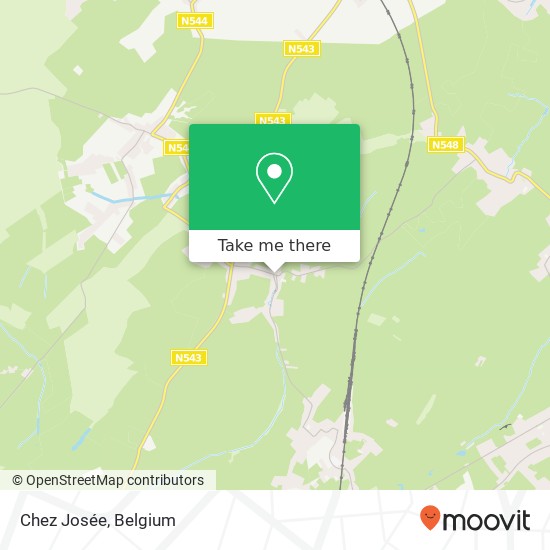 Chez Josée map