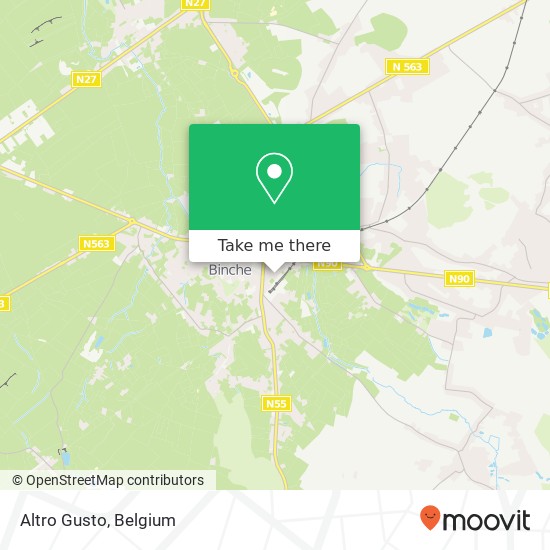 Altro Gusto, Avenue Jean Derave 7130 Binche map