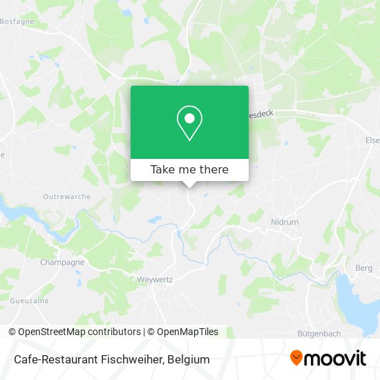 Cafe-Restaurant Fischweiher plan