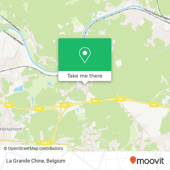 La Grande Chine, Place Communale 6181 Courcelles map