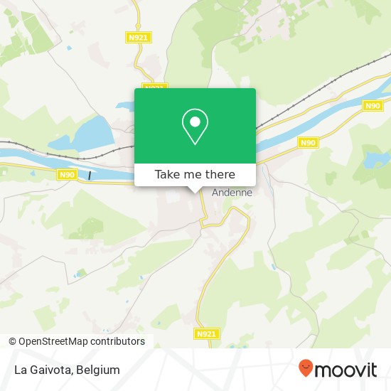 La Gaivota, Place des Tilleuls 43 5300 Andenne plan