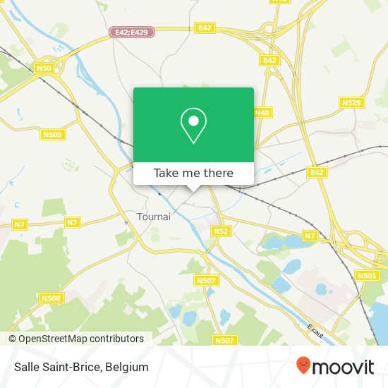 Salle Saint-Brice map