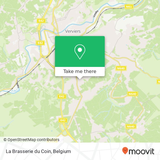 La Brasserie du Coin, Avenue du Tennis 36 4802 Verviers map