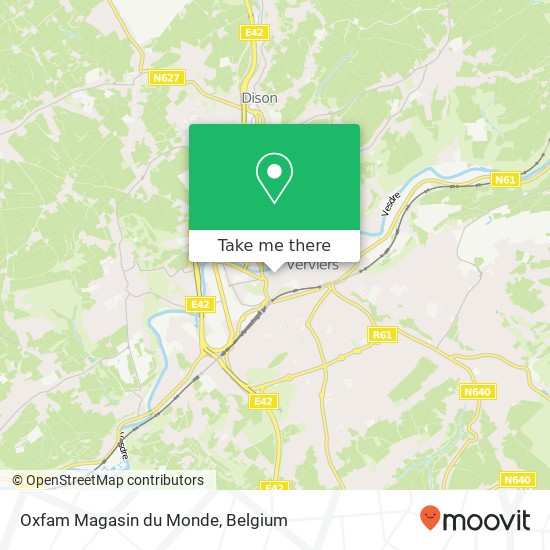 Oxfam Magasin du Monde, Rue de l'Harmonie 6 4800 Verviers map