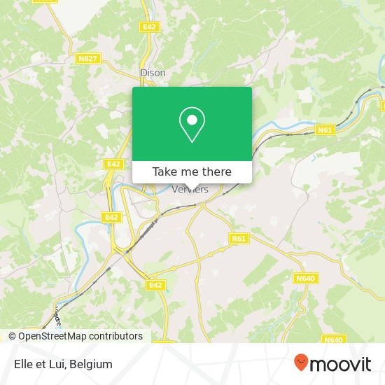 Elle et Lui, Crapaurue 99 4800 Verviers map