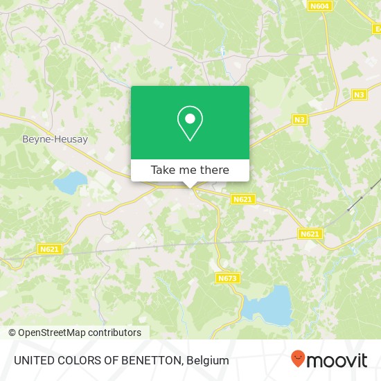 UNITED COLORS OF BENETTON, Centre Commercial du Bay Bonnet 4 4620 Fléron map