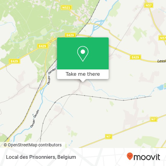 Local des Prisonniers map