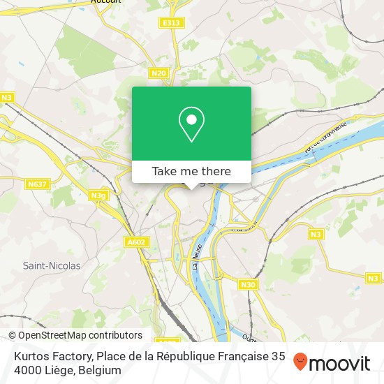 Kurtos Factory, Place de la République Française 35 4000 Liège map