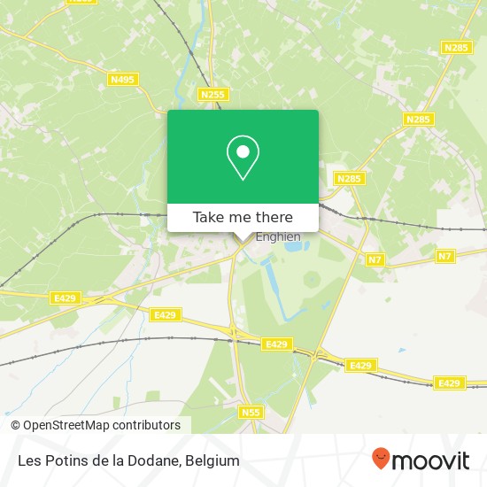 Les Potins de la Dodane map