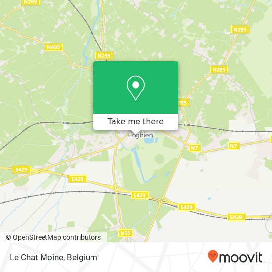 Le Chat Moine map