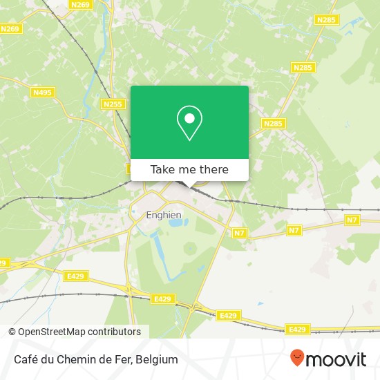 Café du Chemin de Fer map