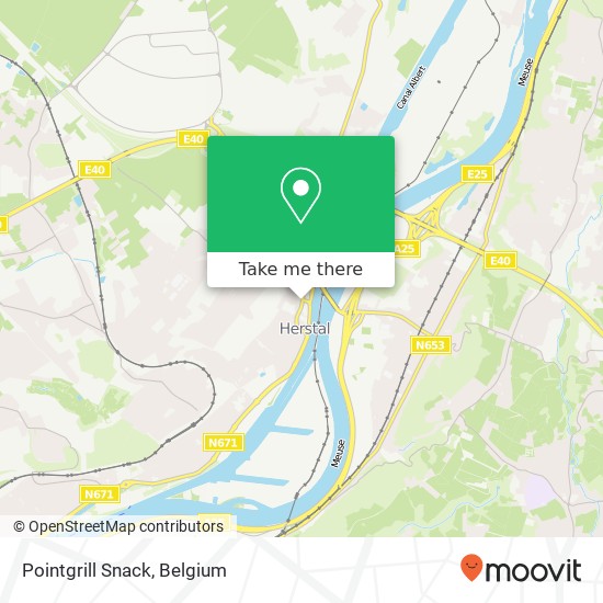 Pointgrill Snack, Rue du Grand Puits 85 4040 Herstal map