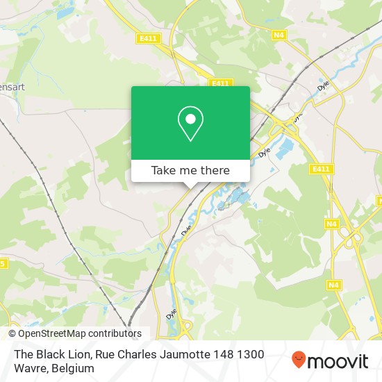 The Black Lion, Rue Charles Jaumotte 148 1300 Wavre plan