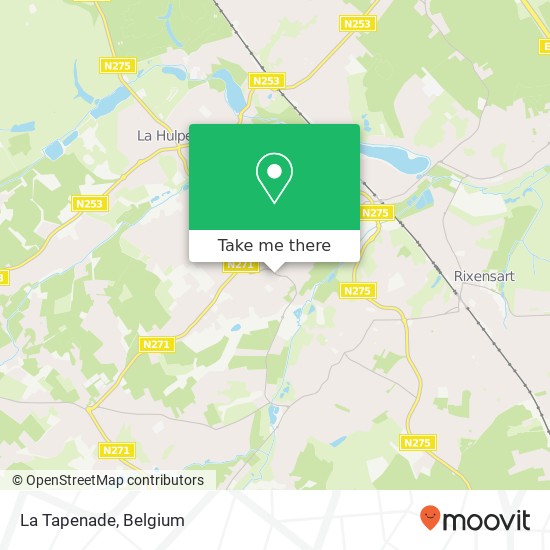 La Tapenade, Place Communale 14 1332 Rixensart map