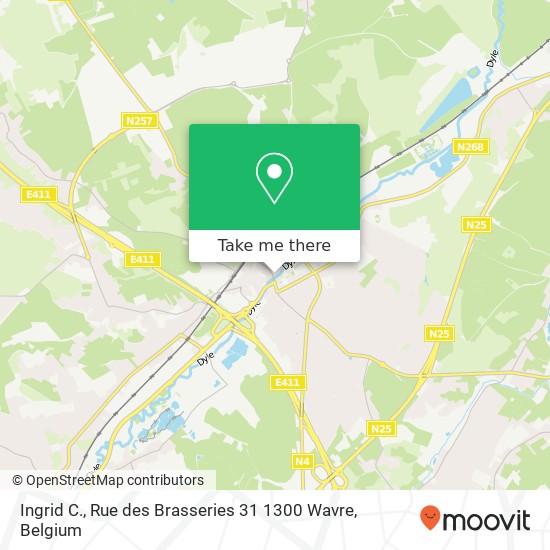 Ingrid C., Rue des Brasseries 31 1300 Wavre map
