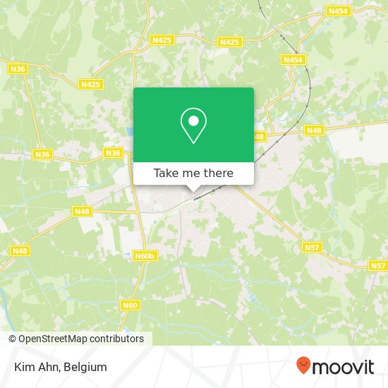 Kim Ahn, Rue de la Gare 46 9600 Ronse plan