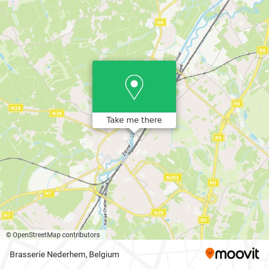 Brasserie Nederhem map