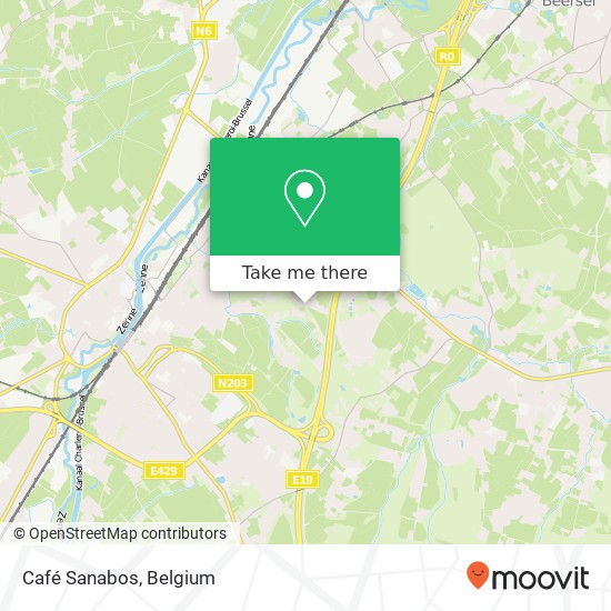 Café Sanabos map